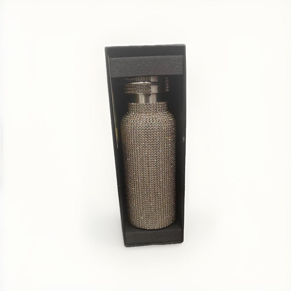 TOMO Luxury Water Bottle In Box 25oz In Gold Sky New In Box Crystals.(43) - Picture 3 of 9